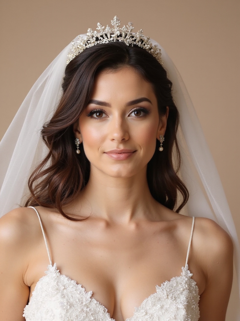versatile half up bridal styles