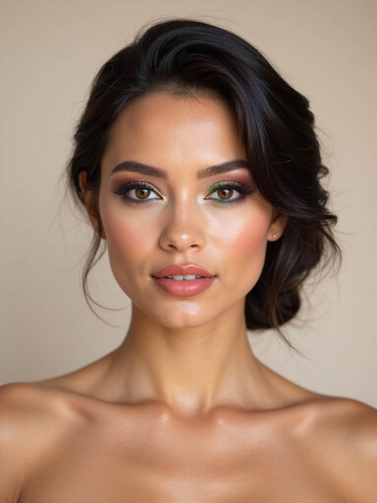 vibrant jewel tone makeup