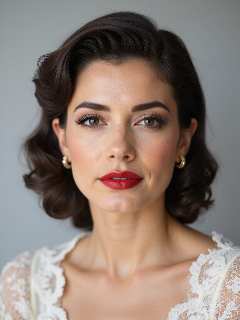 vintage elegance with boldness