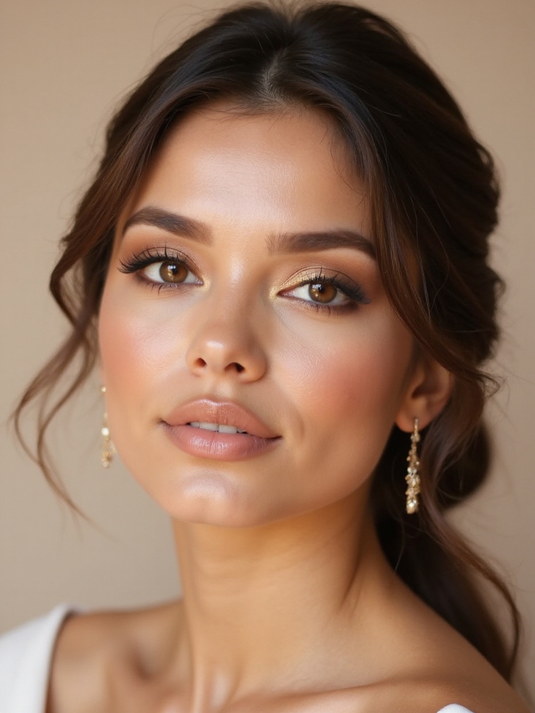 warm bronze and gold