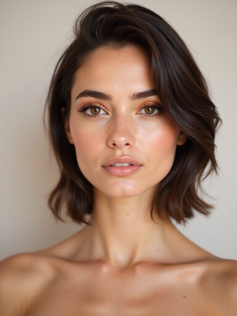 warm bronze copper enhancement