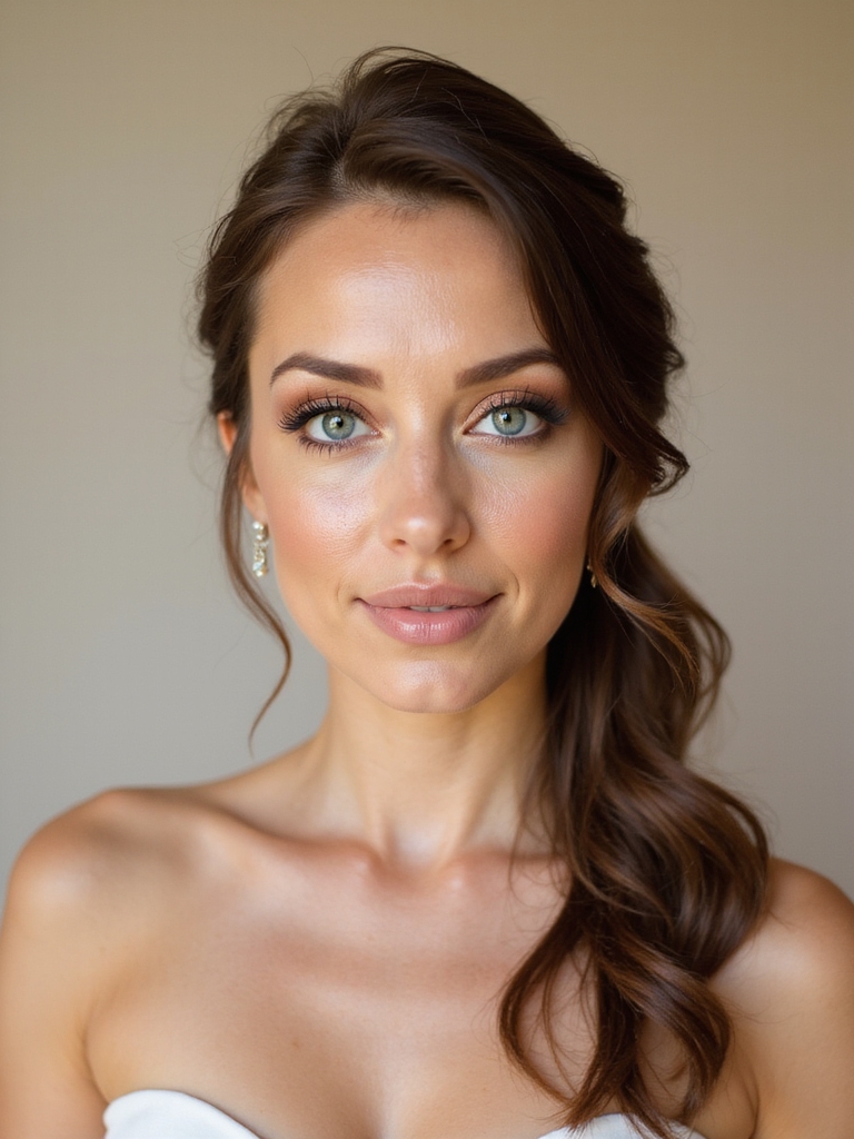 warm bronze eyeshadow glam