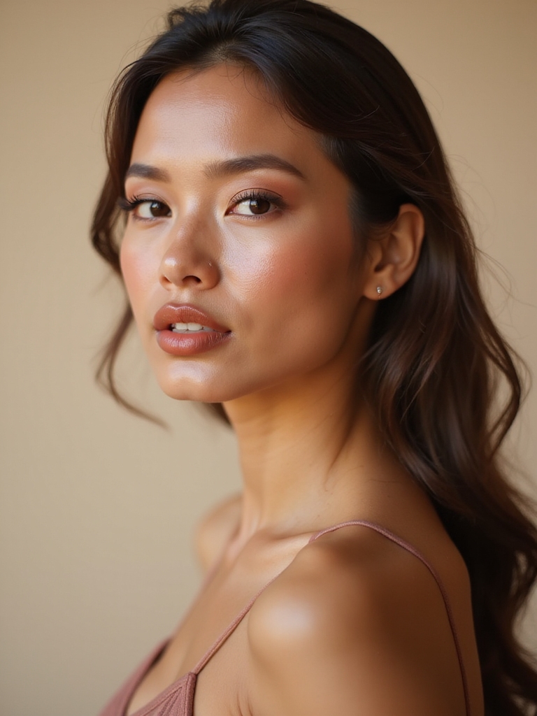 warm bronzed autumn glow
