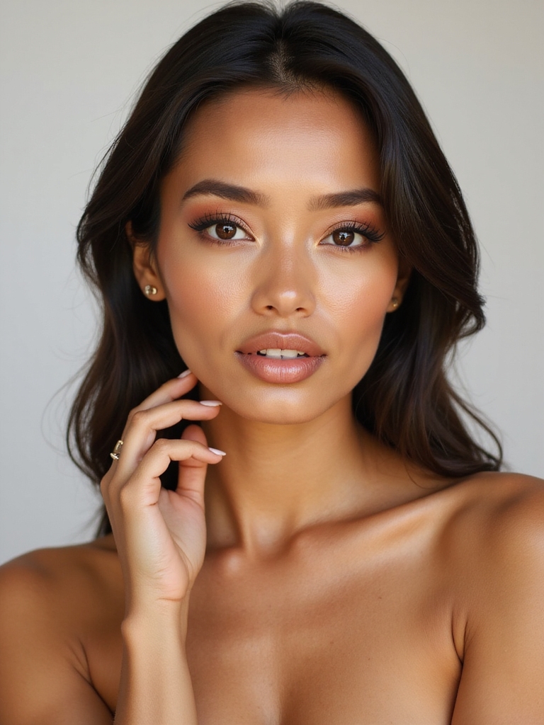 warm earth tone makeup