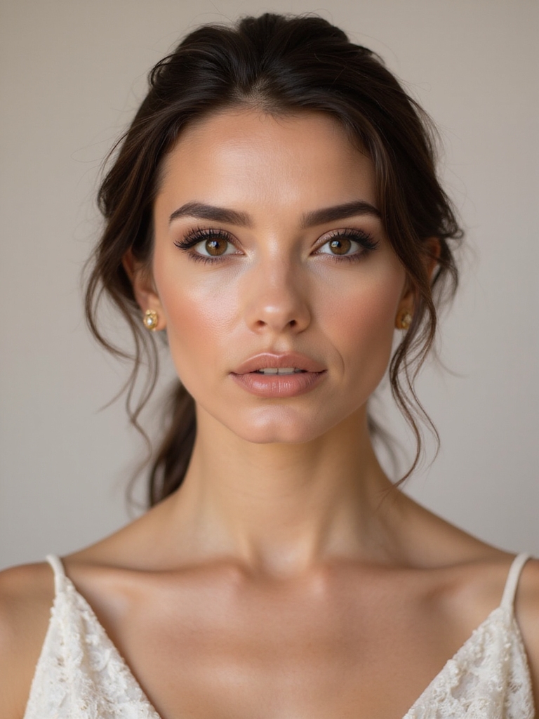 warm earthy bridal eyes