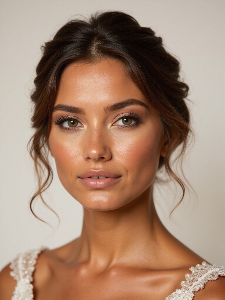 warm glowing bronze highlights