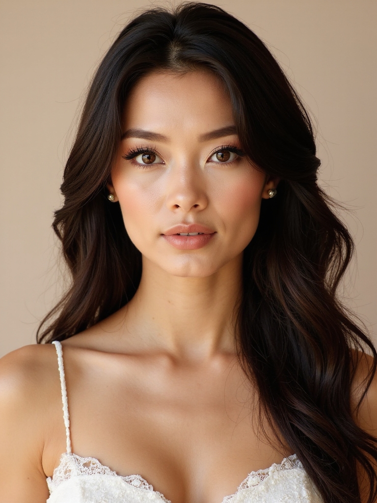 warm natural bridal look