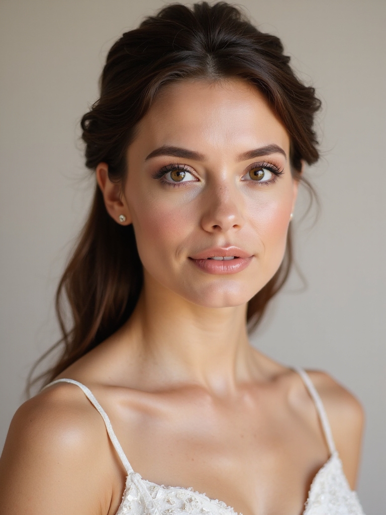 warm radiant bridesmaid makeup