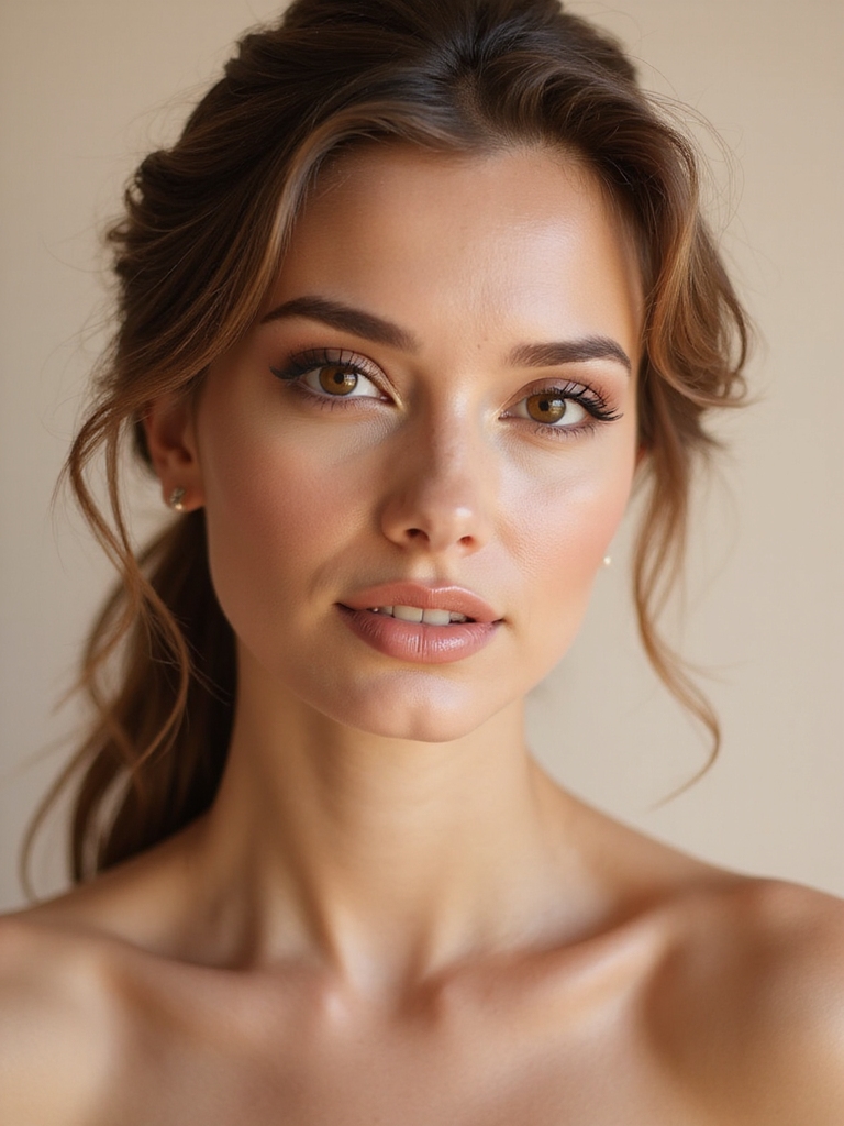 warm romantic bridal tones