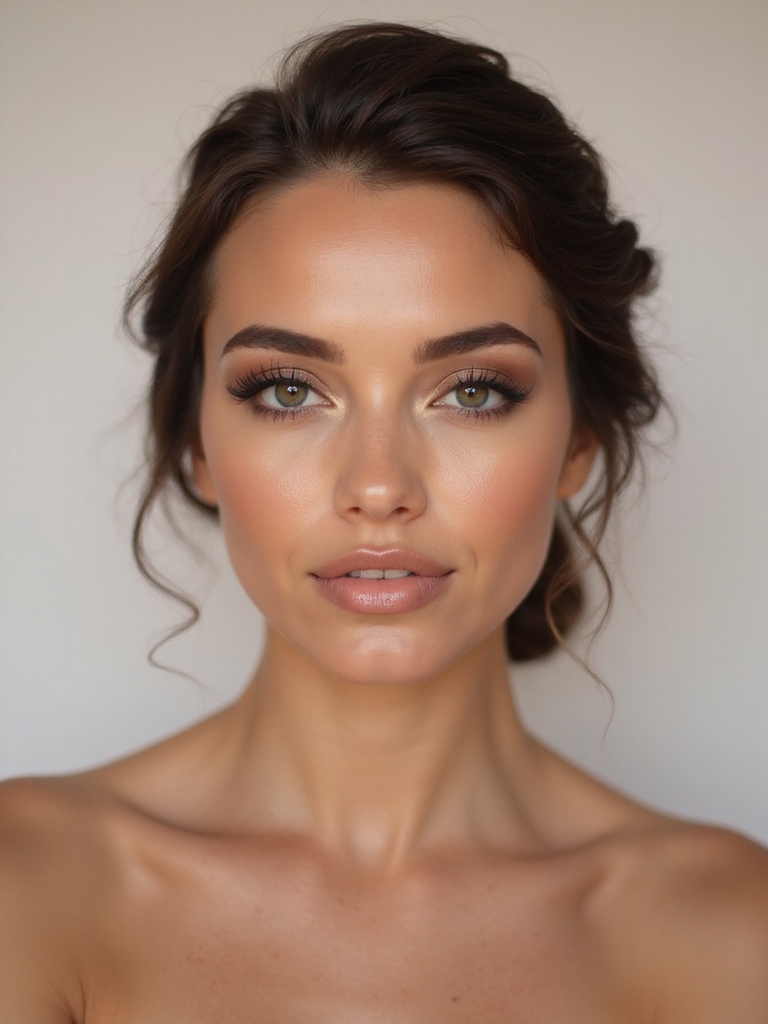 warm taupe smoky eye
