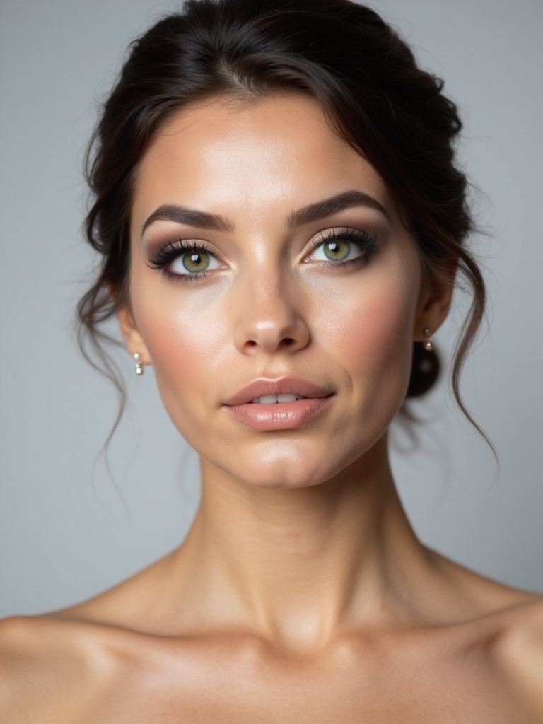 warm tones enhance green eyes