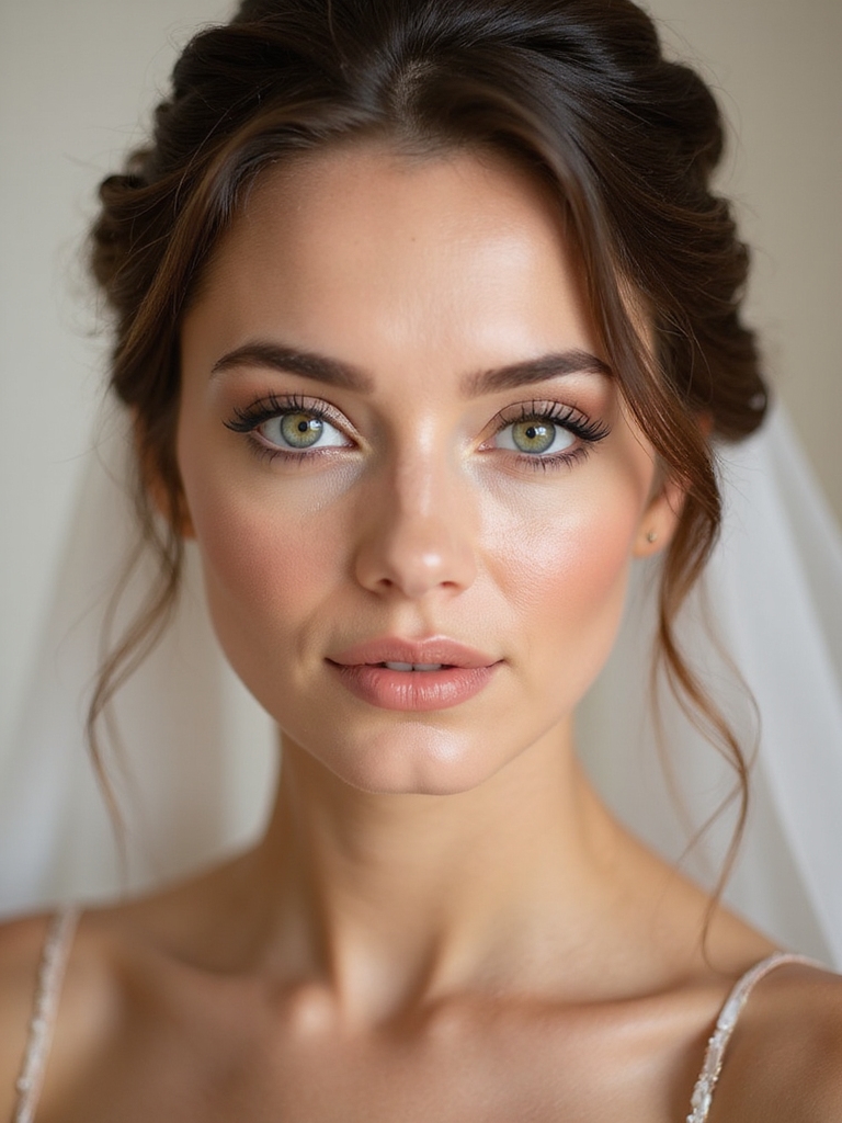 warm tones enhance green eyes