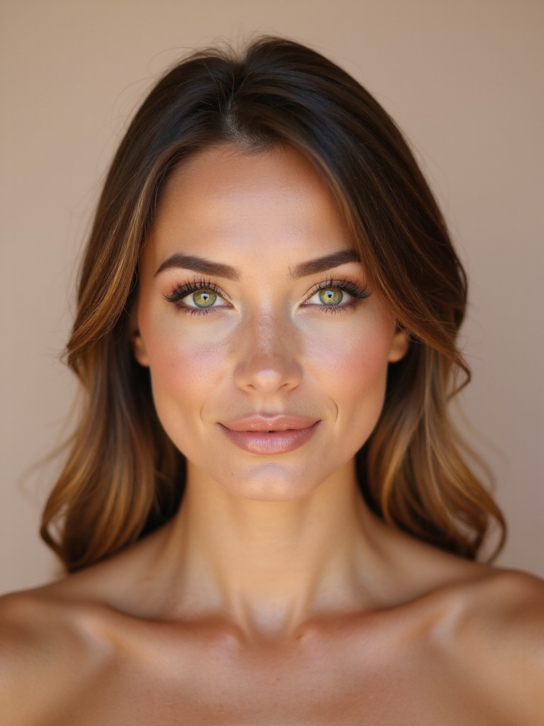 warm tones for green eyes