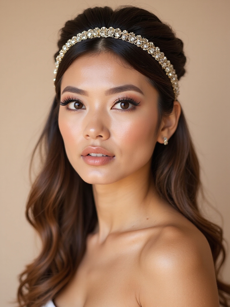 wedding half up hair styles