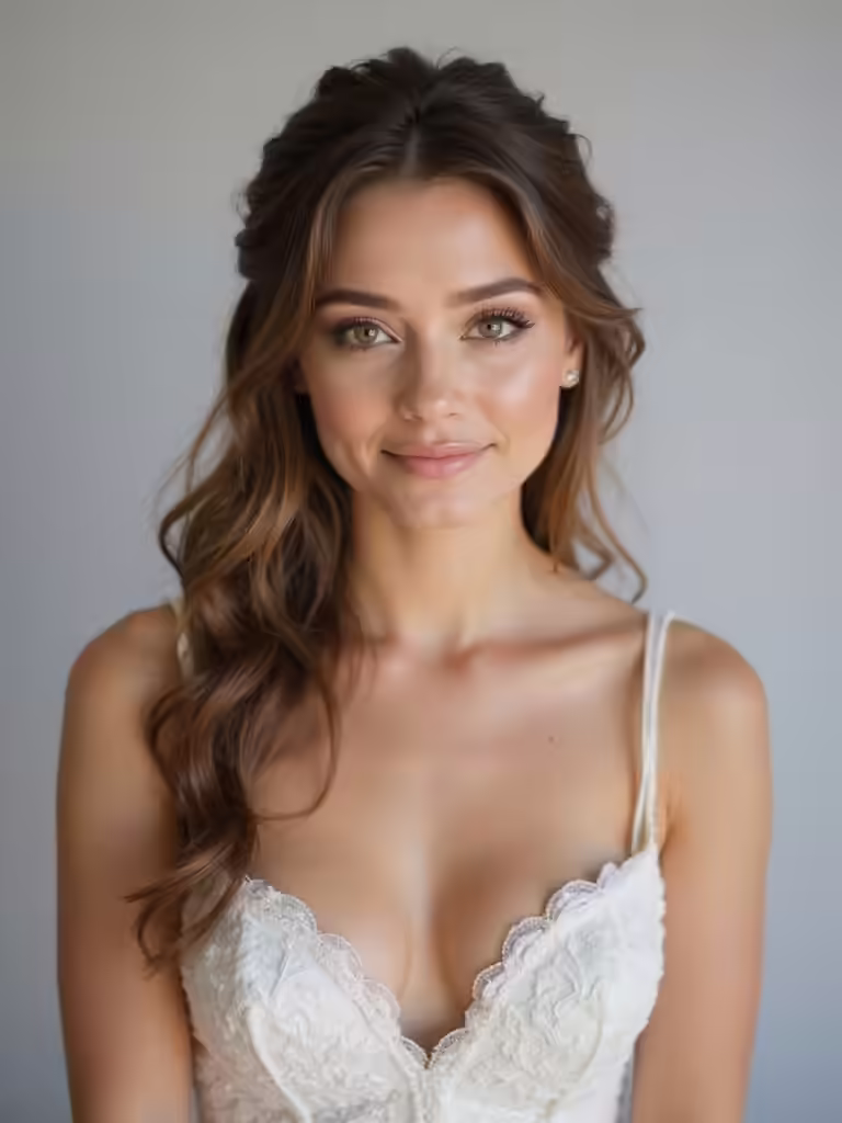 wedding half up hairstyles